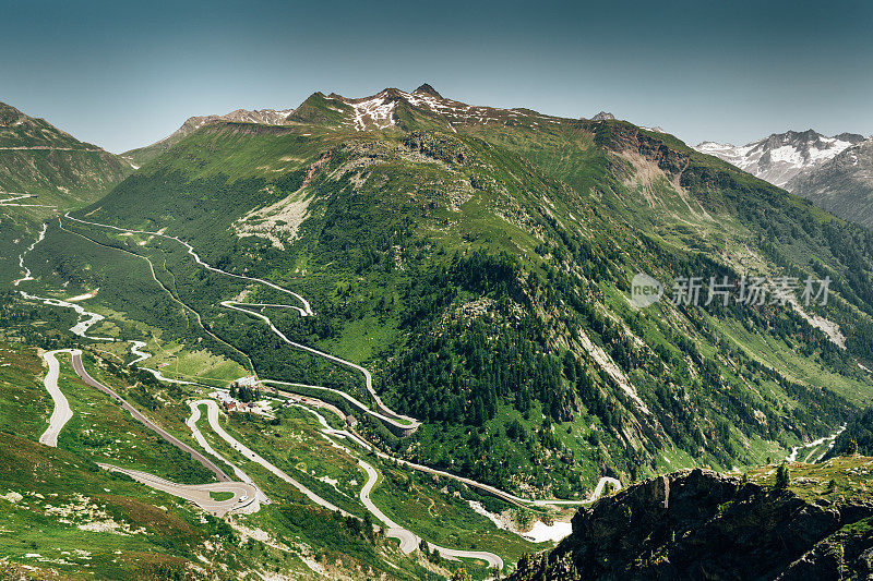 瑞士的furka pass